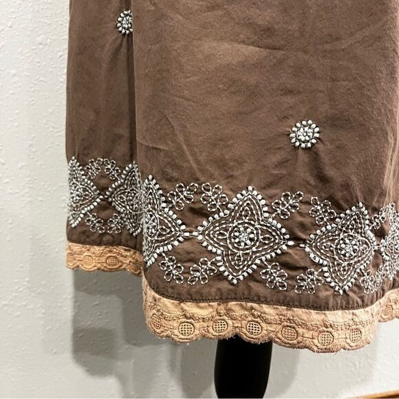 Clearance!!! Embroidered v-neck dress - Picture 9 of 12